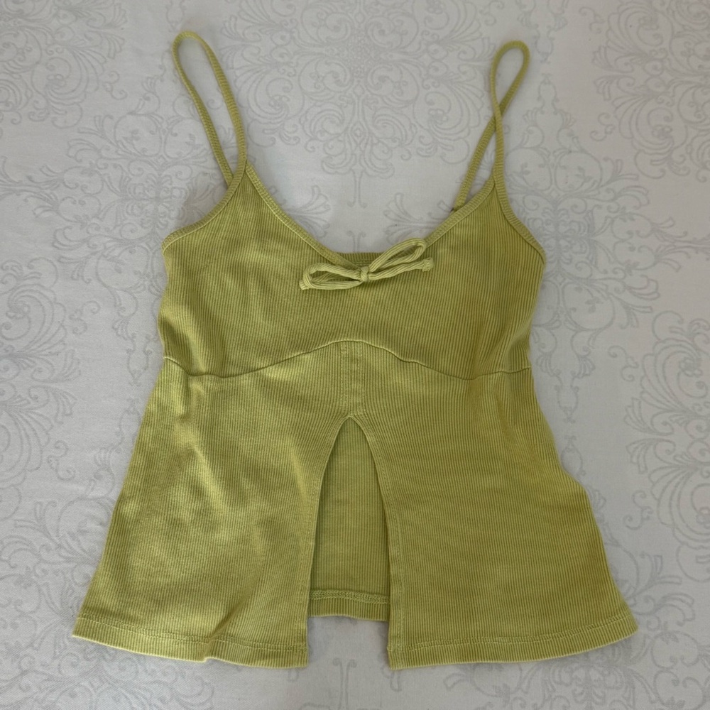 Hollister Y2K Easy Butterfly Fly Away Hem Cami Cotton Tank Top Size Small - Picture 5 of 7